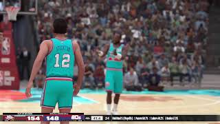 NBA 80s All Stars vs NBA 90s All Stars NBA 2K24 GOAT Tournament [upl. by Airdnahc]