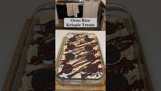 Homemade Oreo Rice Krispie Treats [upl. by Rior]