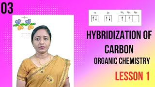 Hybridization of Carbon  Organic Chemistry [upl. by Nyladnor]