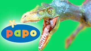 Papo® Feathered Velociraptor Review  NEW 2016 Model [upl. by Ecined822]