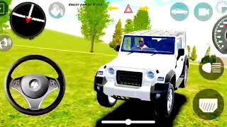 Indian car simulator game Mahindra Thar Game Gaddi ka game Gaming Video [upl. by Radmilla718]