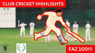 Surrey Club Cricket Highlights  Sanderstead VS Worcester Park  Faz 100 and post match race [upl. by Neelhsa]