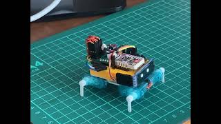 M5Stamp Pico 4Axis Quadruped Robot with OLED [upl. by Gowon]