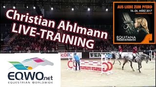 LIVETraining mit Christian Ahlmann EQUITANA 2017  EQWOtv [upl. by Melan]