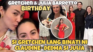 Gretchen Barretto at Julia Barretto sabay nagbirthday sa magkaibang location patalbugan mag tita HBD [upl. by Rory594]