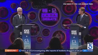 George Gascón Nathan Hochman square off in race for LA County District Attorney [upl. by Ahsikcin]