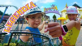 LEGENDIA  Śląskie Wesołe Miasteczko 46 Lunapark in Poland Lech i Bazyliszek 2018 VLOG [upl. by Assirat]