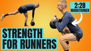 STRENGTH WORKOUT FOR RUNNERS  5 SIMPLE EXERCISES [upl. by Aihcats]