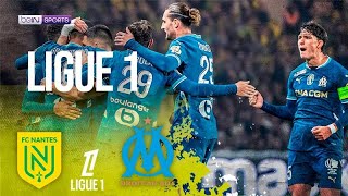 Nantes vs Marseille  Ligue 1 HIGHLIGHTS  110324  beIN SPORTS USA [upl. by Sirrot]