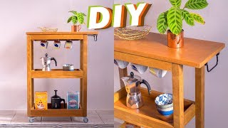 DIY  CARRINHO MULTIUSO PARA COZINHA [upl. by Nerraf]