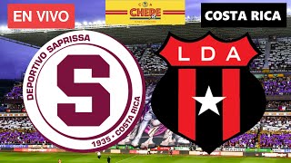 SAPRISSA VS ALEJUELENSE EN VIVO Jornada 18 Liga Promerica 2024 [upl. by Eiuqnimod]