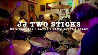 Eric Clapton  Layla Drum Cover  Short [upl. by Fidellas]