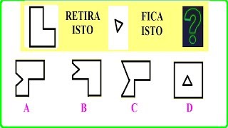 Raciocínio Lógico Sequência Formação Figura Psicotécnico QI Quociente de Inteligência Detran Concurs [upl. by Acinyt]