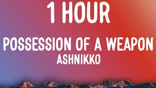 Ashnikko  Possession of a Weapon 1 HOURLyrics [upl. by Sac]