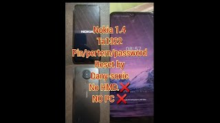 Nokia 14 and all HMD series Hard reset without PC by danysonic 2022 [upl. by Akinom564]