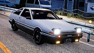 頭文字D THE ARCADE  AE86  Theory of Streets [upl. by Riorsson]