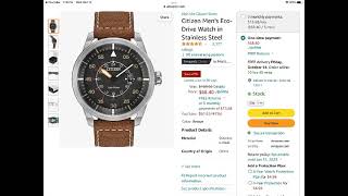 Citizen prime day Eco Drive slamming deal [upl. by Fablan]