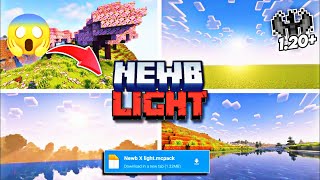 Original Minecraft pe Shaders  Newb x light Shader For mcpe 120 [upl. by Anirbes]