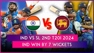 IND vs SL 2nd T20I 2024 Stat Highlights India Beat Sri Lanka Seal Series 20 [upl. by Dianuj369]