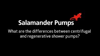 What are the differences between regenerative and centrifugal shower pumps  Salamander Pumps [upl. by Hehre]