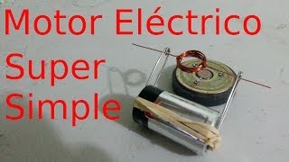 Como Hacer un Motor Eléctrico Super Sencillo [upl. by Peednam677]