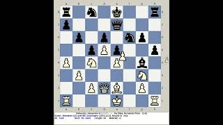 Beliavsky Alexander G vs Da Silva Fernando Pires  Niemeyer Chess U21 Prel 9th 1960 Groninger NED [upl. by Anitsyrk171]