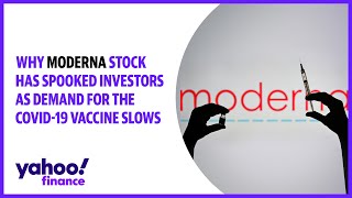 Why Moderna stock has spooked investors as demand for the COVID19 vaccine slows [upl. by Hedwiga]