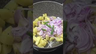 Aloo Fry  Indian Potato Curry recipe cooking aloo alu indiancurry potatorecipe shorts [upl. by Yeldud570]