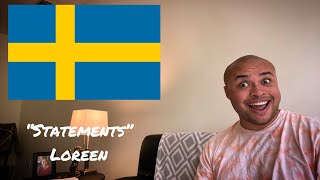 MELODIFESTIVALEN 2017 REACTION  “Statements” Loreen [upl. by Eyks314]