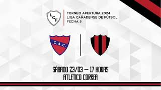 Liga Cañadense De Fútbol  Torneo Apertura 2024 Correa vs Carcaraña [upl. by Anomer663]