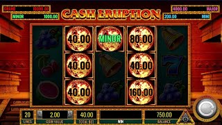 💥40 Max Bet Slot Play on Cash Eruption Slot Machine💥 [upl. by Nylle]