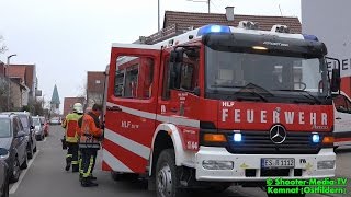 FEUERALARM GEGENÜBER VON FEUERWACHE  Einsatz in Ostfildern  E [upl. by Kilroy]