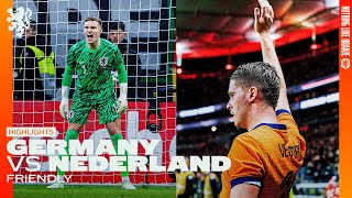 First goal Veerman 🎯 strong saves Verbruggen ⛔ but no result  Highlights Germany  Nederland [upl. by Yelrahc753]