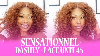 Sensationnel Dashly HD Lace Front Wig  UNIT 45  PrePlucked EBONYLINECOM [upl. by Eltsirhc]