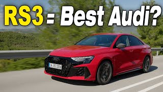 The New 400HP Audi RS3 is One Car That Does It All  TheSmokingTire [upl. by Leunamnauj]