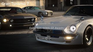 Gran Turismo 7  Collection  SEMA GT Awards [upl. by Aylward677]