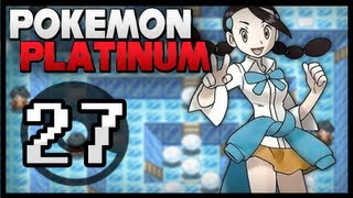 Lets Play Pokemon Platinum  Randomizer Nuzlocke  Part 27  Gym Leader Candice [upl. by Ilrahs]