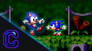 Sonic meets Sawnicsprite animation remake200 subs special [upl. by Sollars]