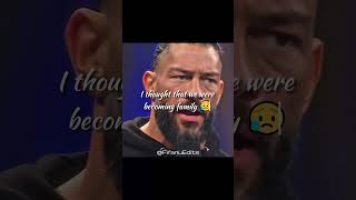 Roman Reigns remembers Seth Rollins betrayal 🥹 Edit [upl. by Oran]