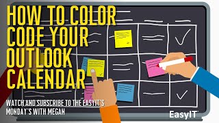 How To Color Code Your Microsoft Outlook Calendar [upl. by Eelarat14]