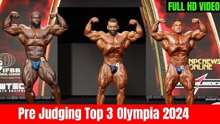 Olympia 2024 Live 1st Call Out Bodybuilding Hadi Choopan VS Samson Dauda VS Derek Lunsford [upl. by Veda]