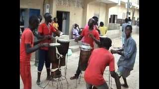 Danse Sénégalaise Sabar Percussions Cité Millionnaire Dakar [upl. by Idelia]