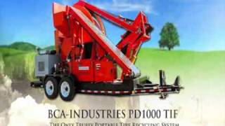 BCAIndustries Portable Tire Shredder3gp [upl. by Body]