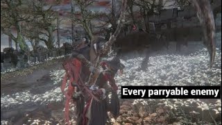 Every parryable enemy boss amp npc in bloodborne [upl. by Range466]