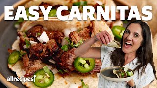 The Easiest Pork Carnitas  Get Cookin  Allrecipes [upl. by Quirk]