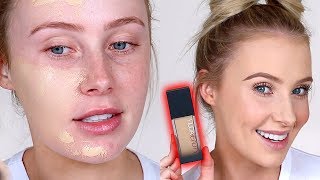 Huda Beauty FAUX FILTER FOUNDATION Review  Lauren Curtis [upl. by Azirb]