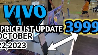 VIVO PRICELIST UPDATE 2023 Y02AY02TY17s727Y365GV2729e5GV29 5G [upl. by Fine]