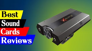 5 Best Sound Cards Reviews in 2024 [upl. by Nauqyt]