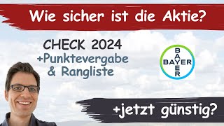 Bayer Aktienanalyse 2024 Wie sicher ist die Aktie günstig bewertet [upl. by Enwad]