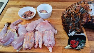 How to prepare Pheasant food cookathomedad [upl. by Trinia]